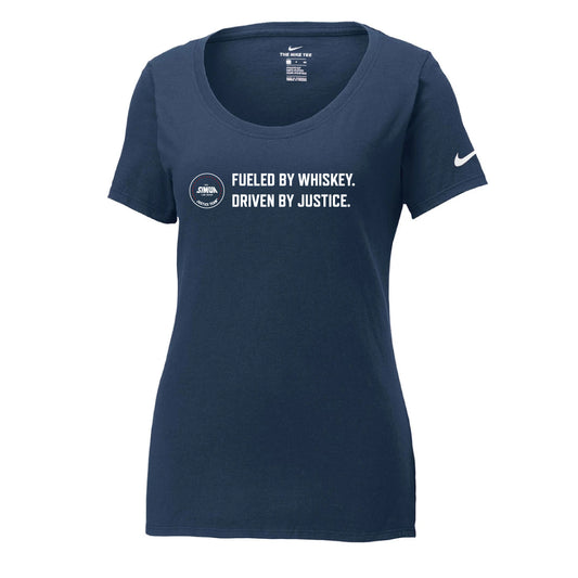 "Fueled by Whiskey, Driven by Justice" Women's T-Shirt